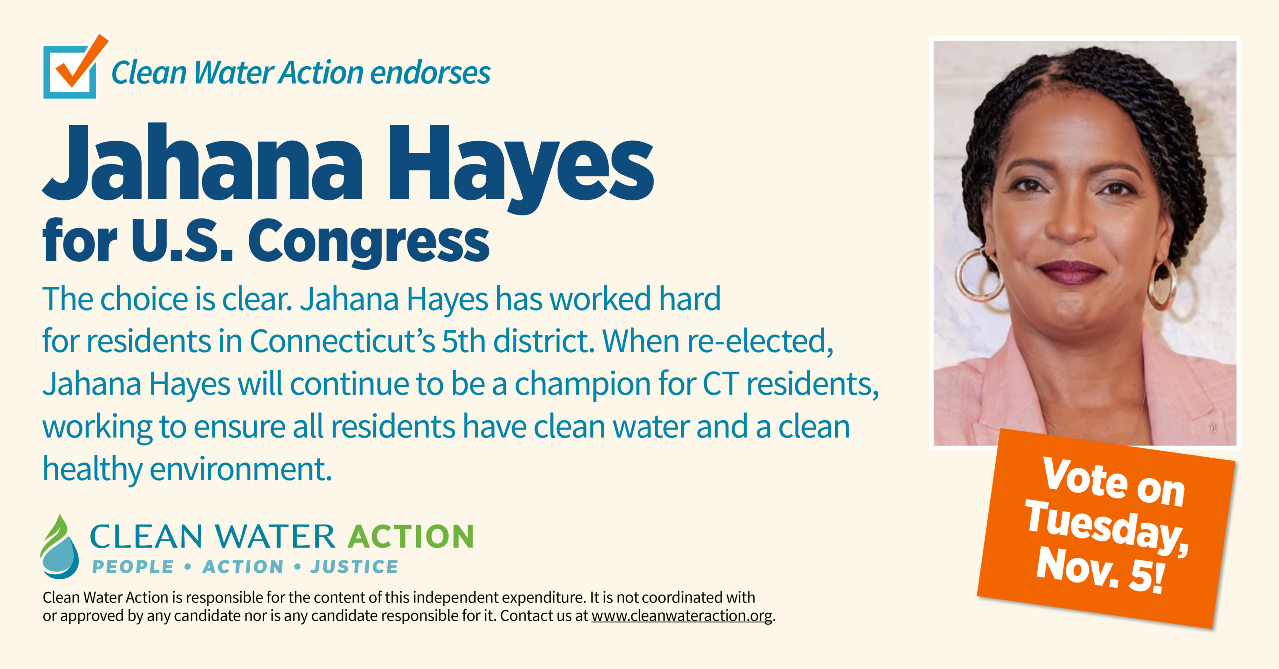 Clean Water Action Endorsement